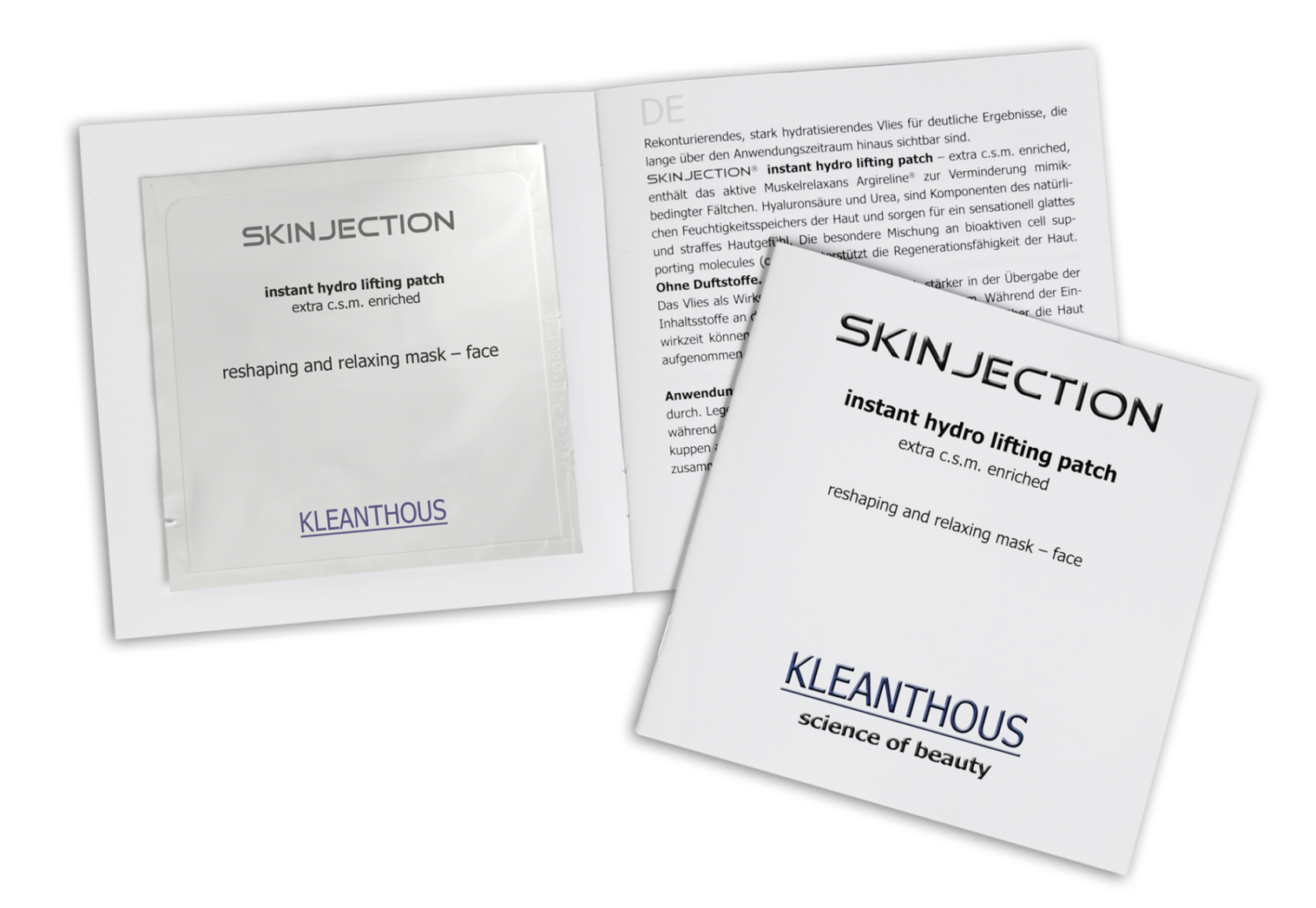 SKINJECTION instant hydro lifting patch face 17 ml